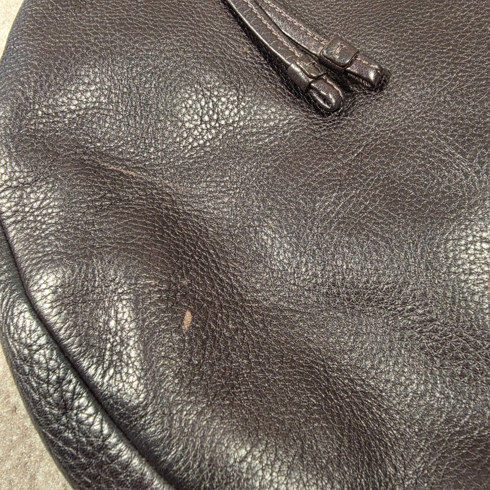 Coach Madison Espresso Brown Pebbled Leather Hobo Shoulder Bag 13655 - Picture 6 of 10